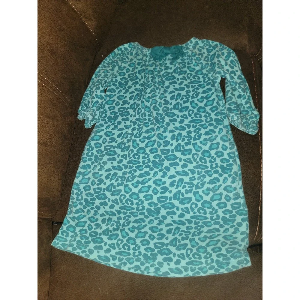 Gymboree ready‎ dress go blue leopard 8